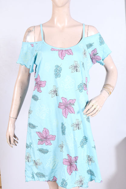 Tropical Breeze Cold-Shoulder Dress  Minor Defect