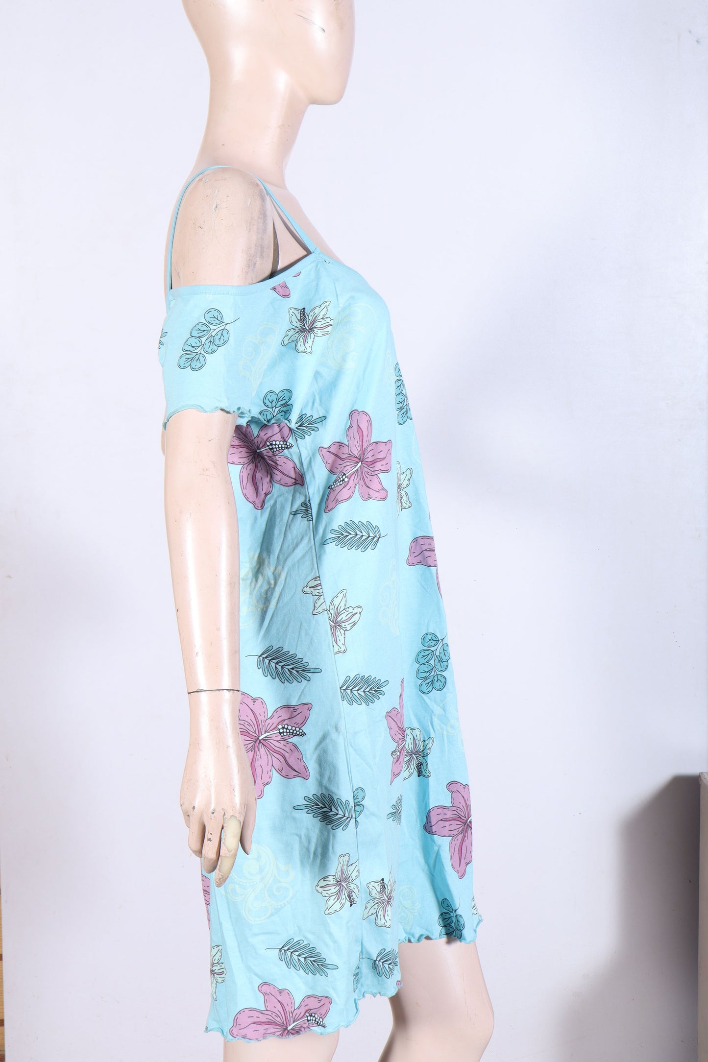 Tropical Breeze Cold-Shoulder Dress  Minor Defect