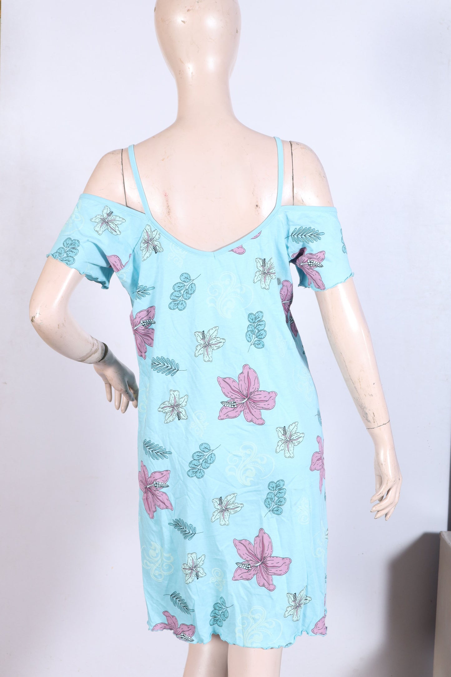 Tropical Breeze Cold-Shoulder Dress  Minor Defect