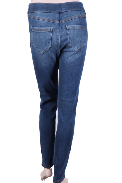 TTKATE Skinny Pull-on jeans rinsed blue denim