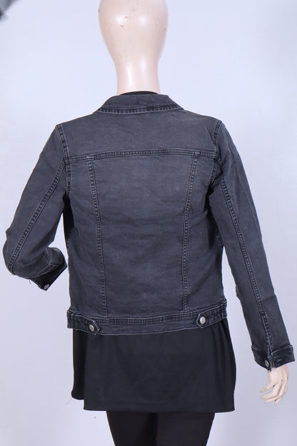 The Essential Black Denim Trucker Jacket  Classic Wash