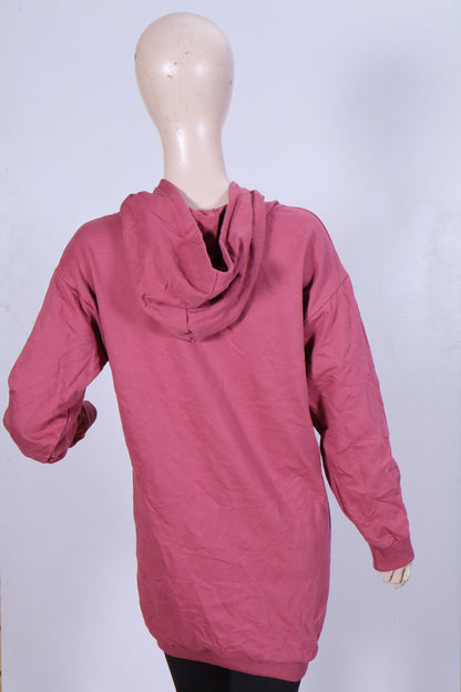 Women's Long Heart Graphic Hoodie Dress