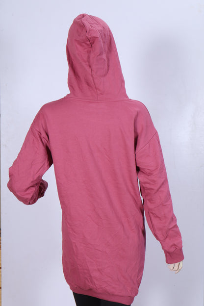Women's Long Heart Graphic Hoodie Dress