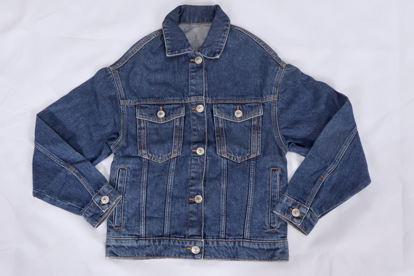 Classic Kids' Essential Denim Jacket – Premium Blue Wash
