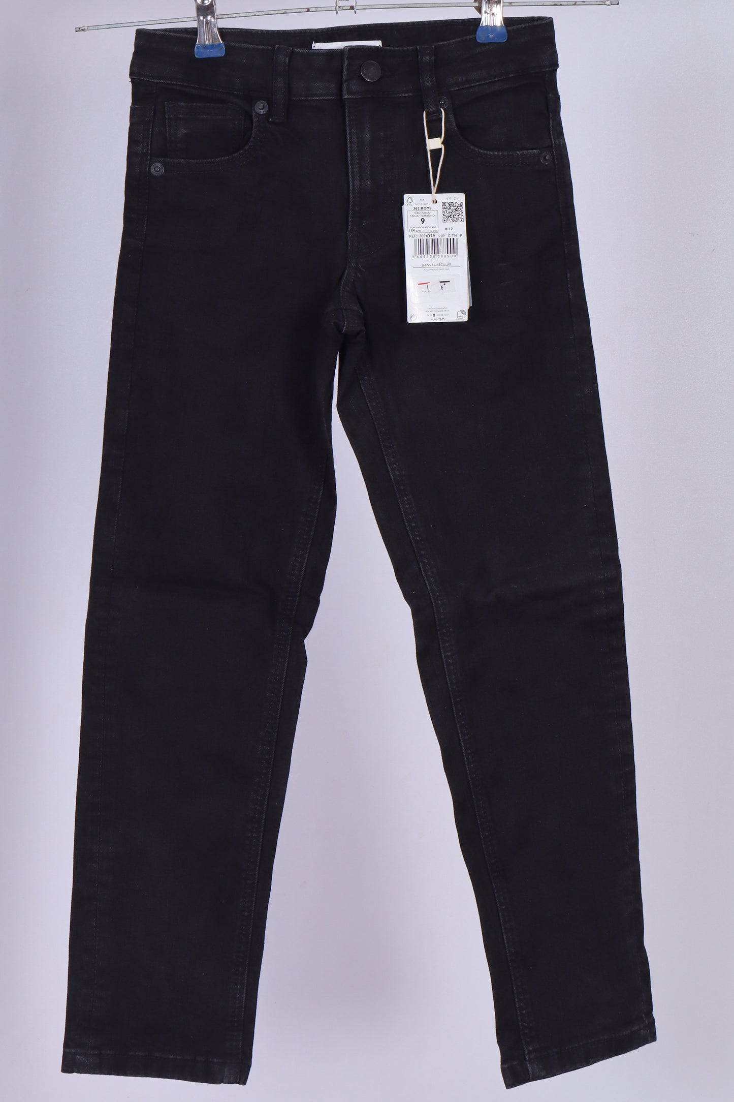 Kids Black Denim Jeans