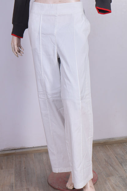 “Girl Boss” Wide Leg Pants- White