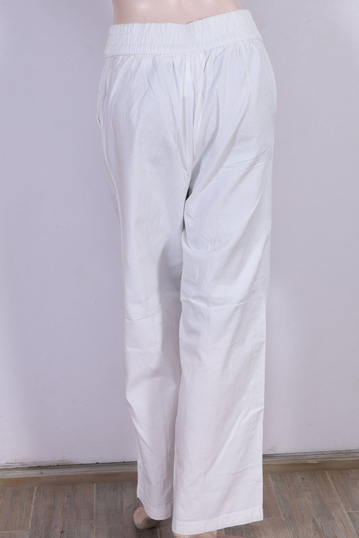 “Girl Boss” Wide Leg Pants- White