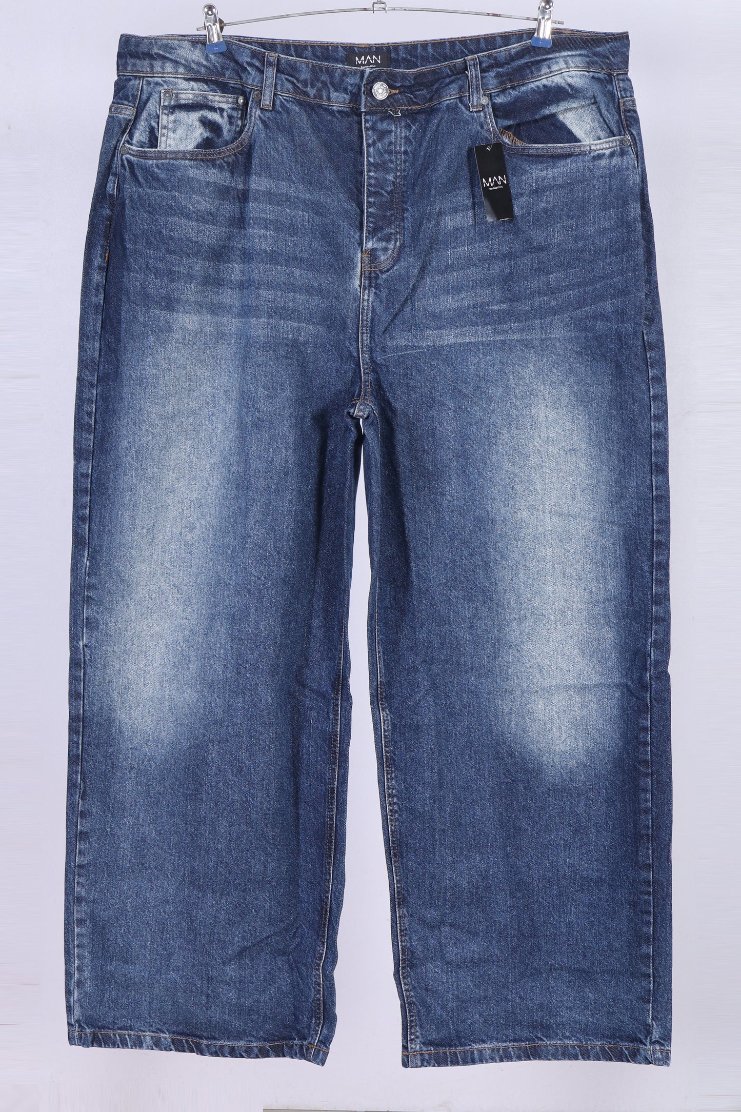 Premium High-Waisted Wide-Leg Denim Jeans
