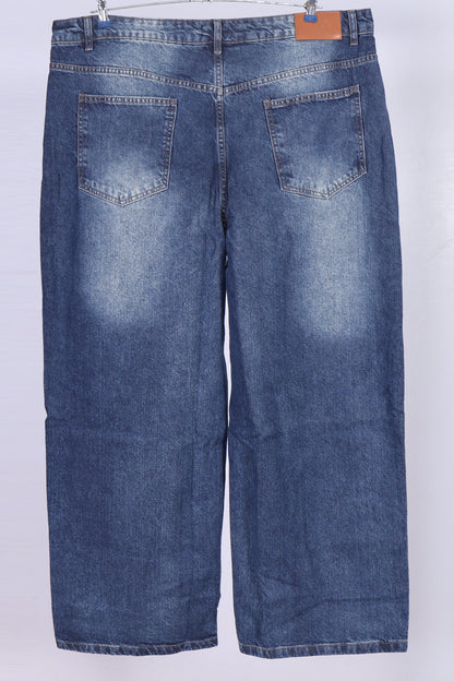 Premium High-Waisted Wide-Leg Denim Jeans