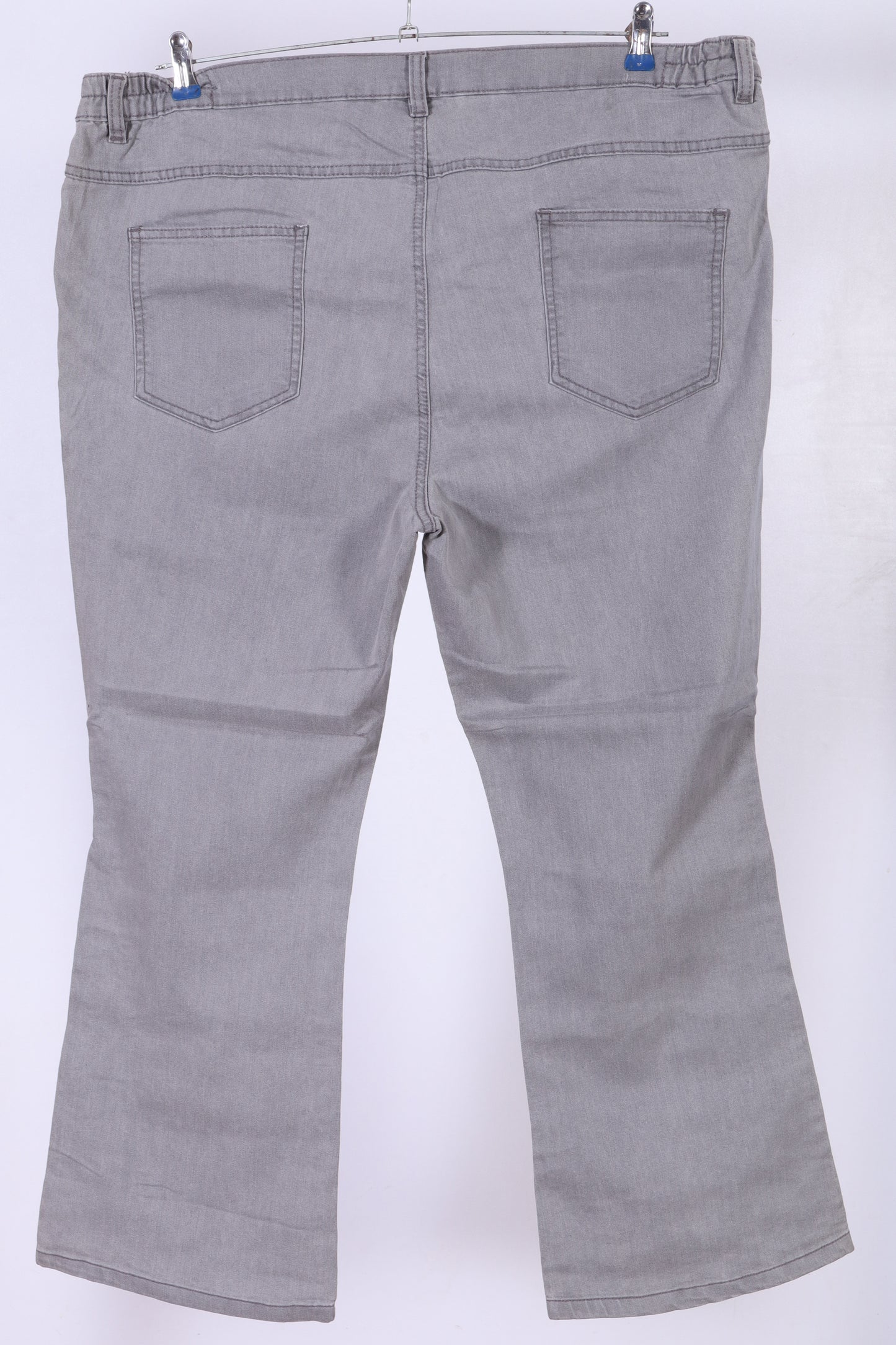 Women’s Gray Flare Jeans – Elegant & Comfortable Fit