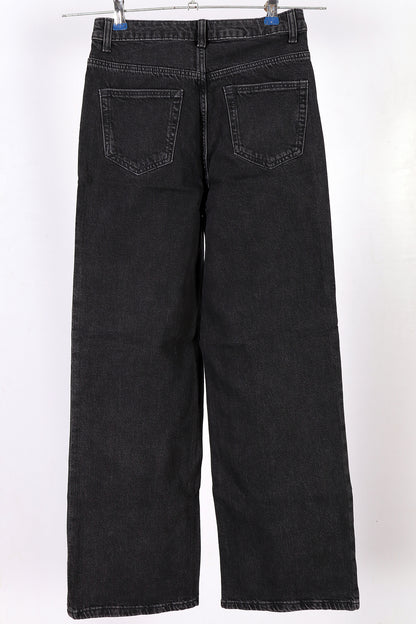 Retro-Vibe Wide Leg High-Rise Jeans