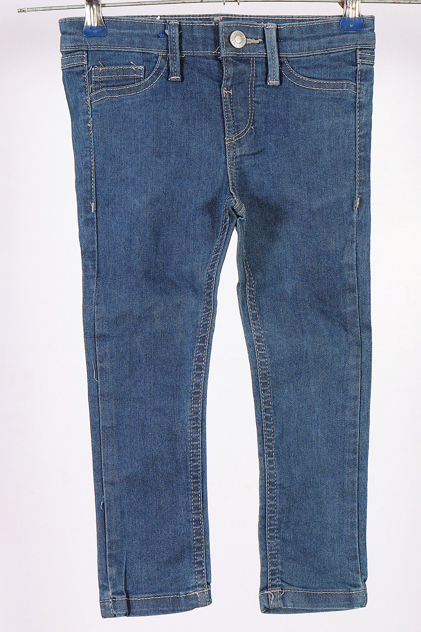 Boys' Premium Blue Denim Skinny Jeans