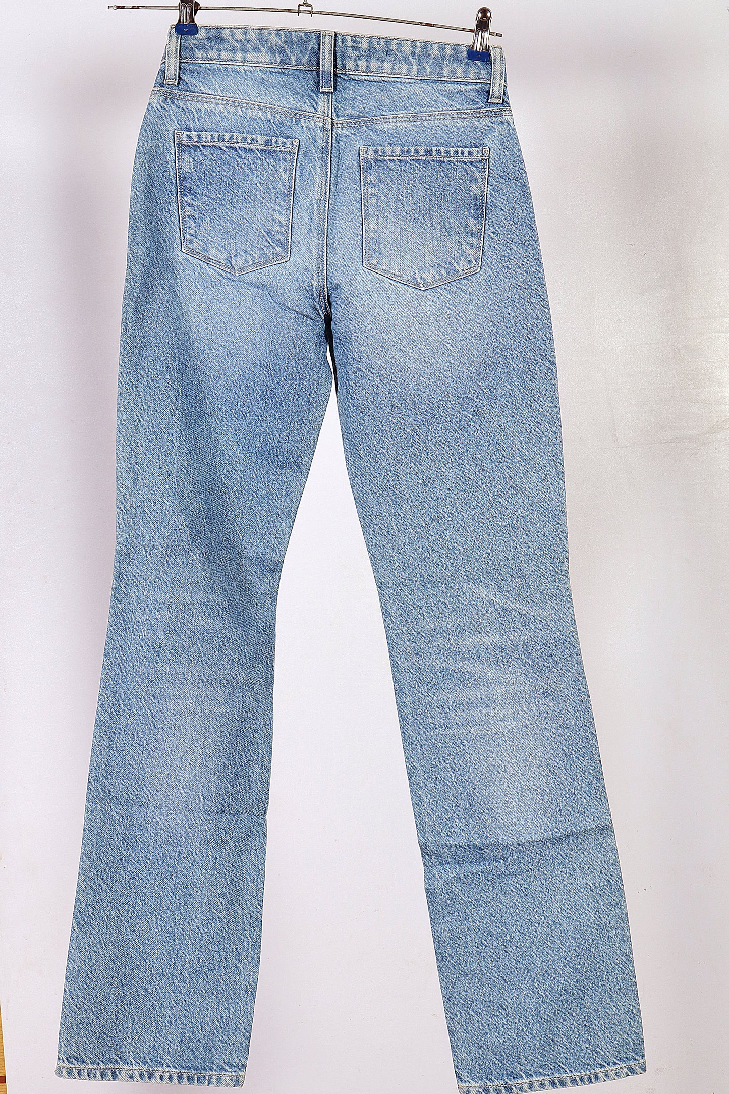 Premium High-Waisted Straight-Leg Girls' Jeans
