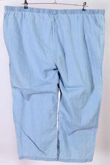 Women’s Plus-Size Light Chambray Comfort Pants