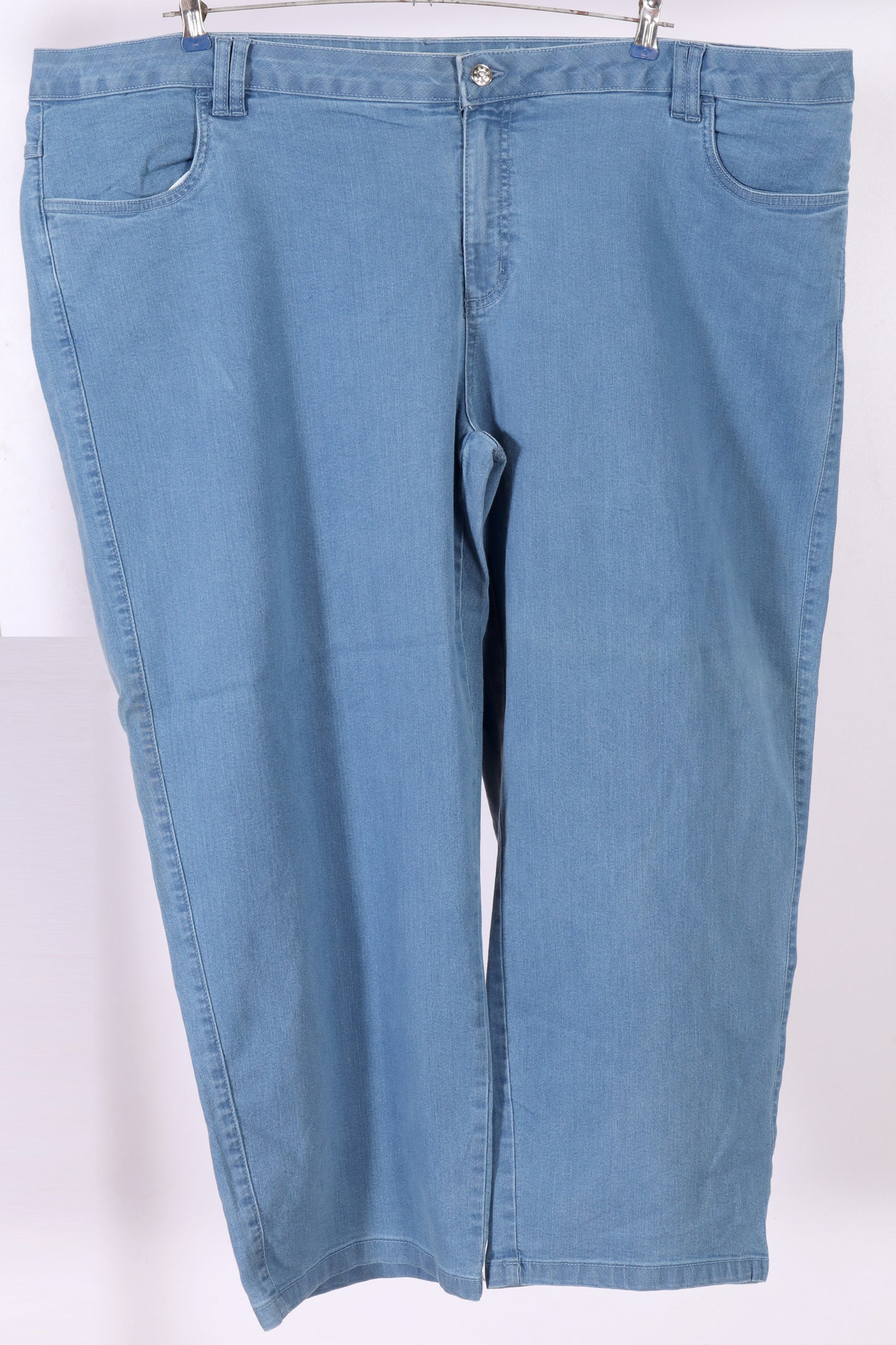Mid-Rise Straight-Leg Denim Jeans