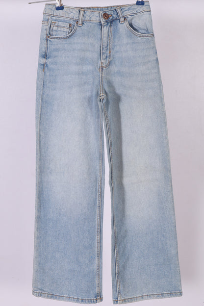 High-Rise Wide-Leg Denim