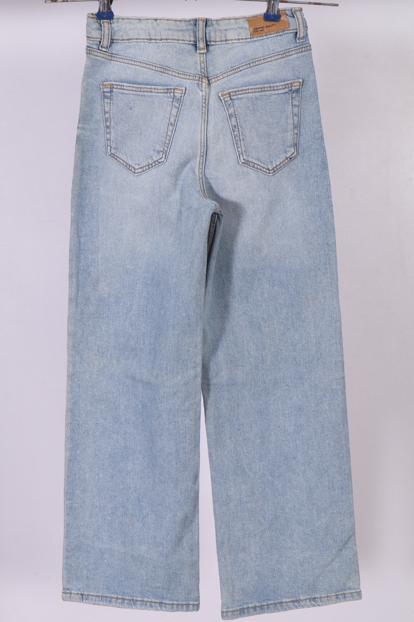 High-Rise Wide-Leg Denim
