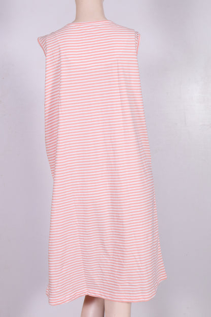 Striped Cotton Nightgown