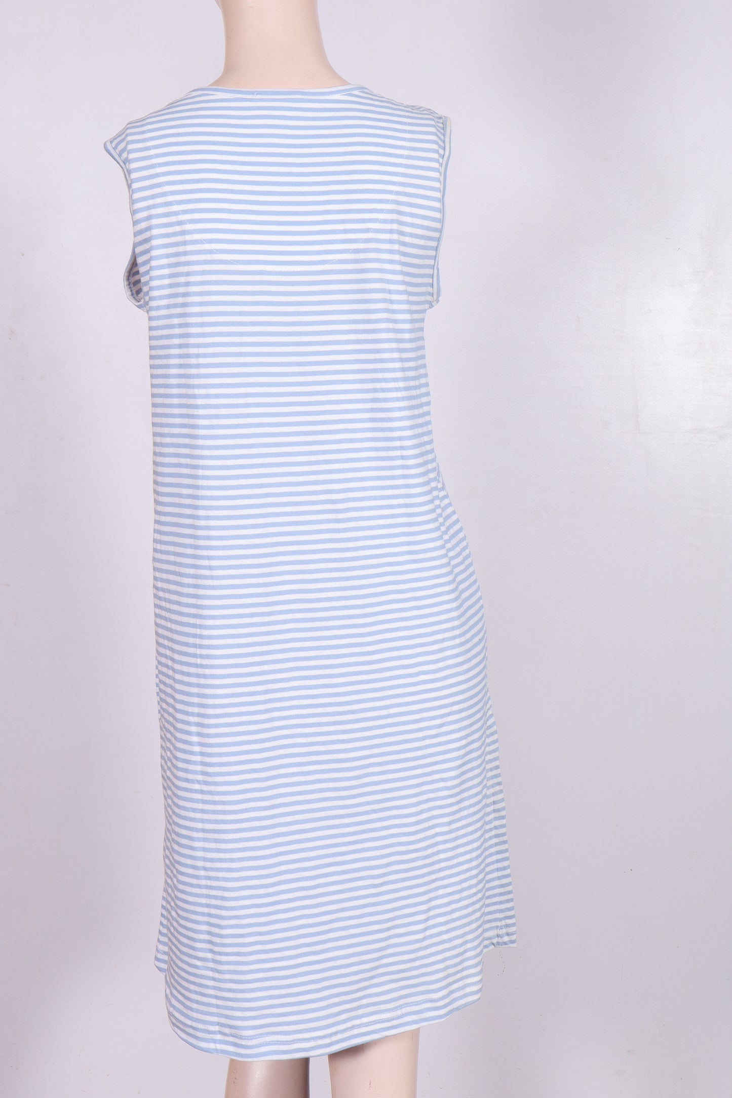 Striped Cotton Nightgown