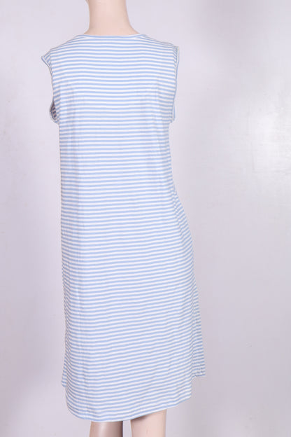 Striped Cotton Nightgown