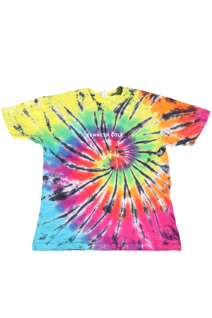 Kenneth Cole New York "Solar Flare" Spiral Tie-Dye Tee