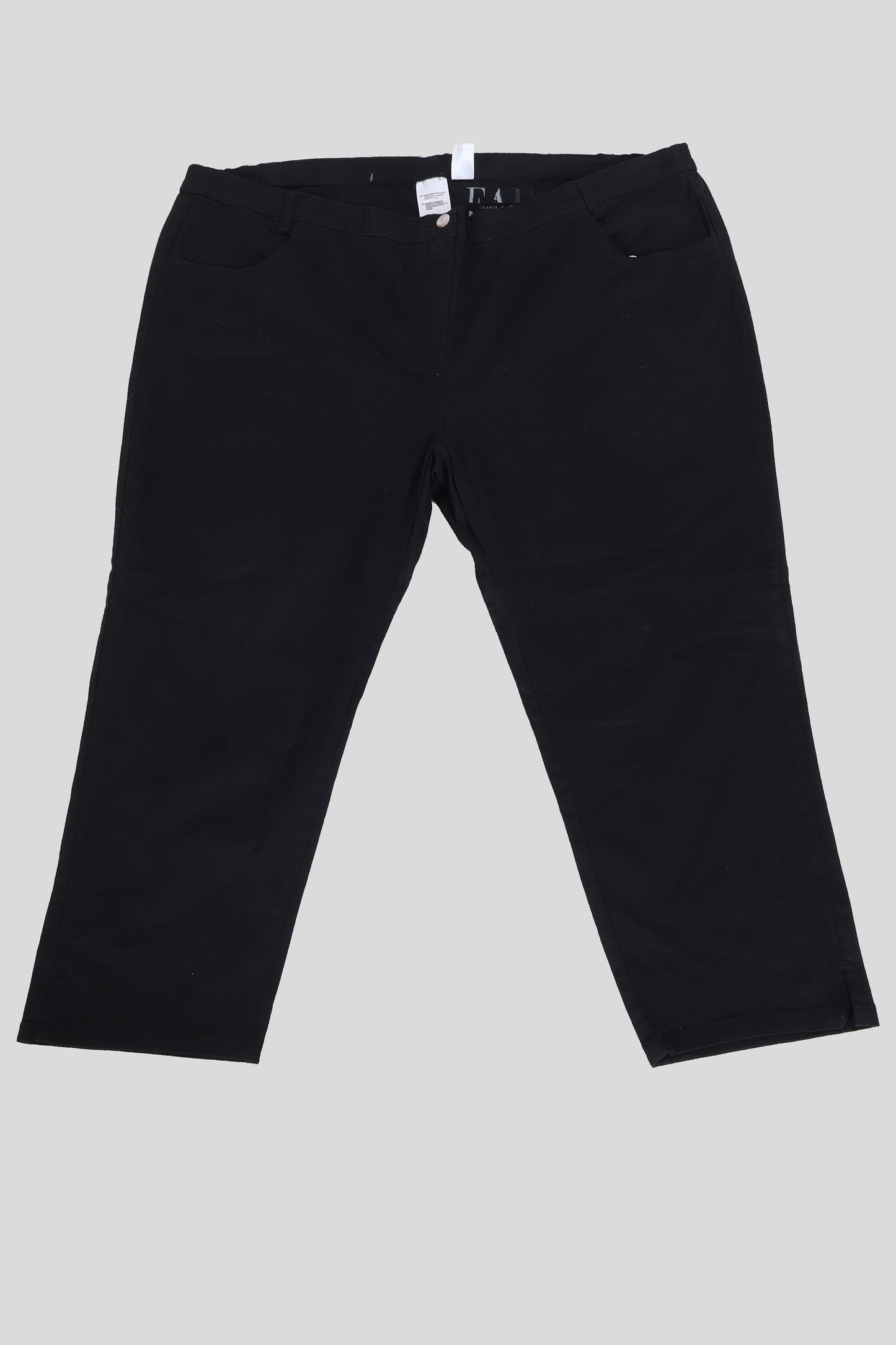 Classic Comfort Stretch Straight-Leg  – Black