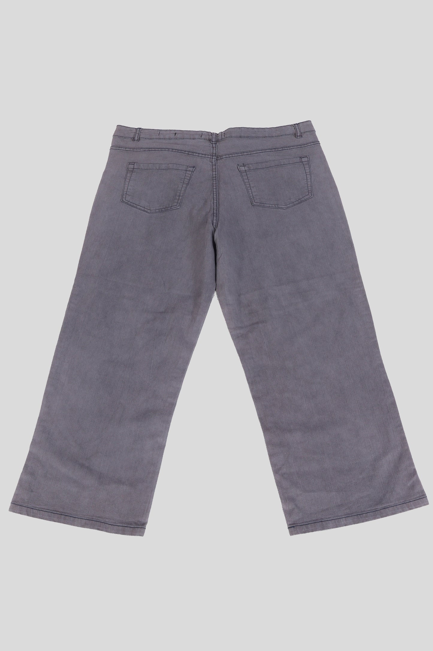 Slate Grey Wide-Leg Pant