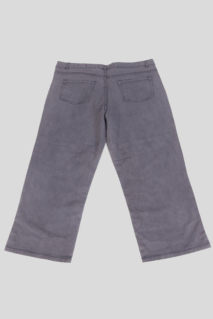 Slate Grey Wide-Leg Pant