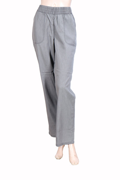 Soft Chambray  Trousers – Mineral Grey
