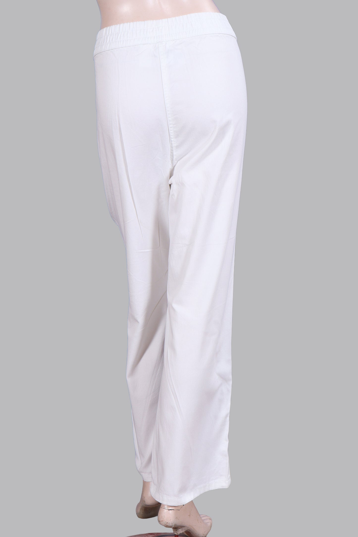 Women’s High-Waisted Cotton (Light denim)  Trousers