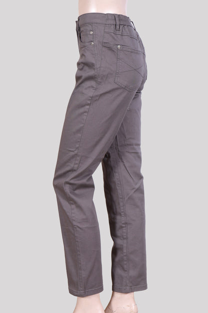 Premium High-Rise Comfort Straight-Leg Trousers