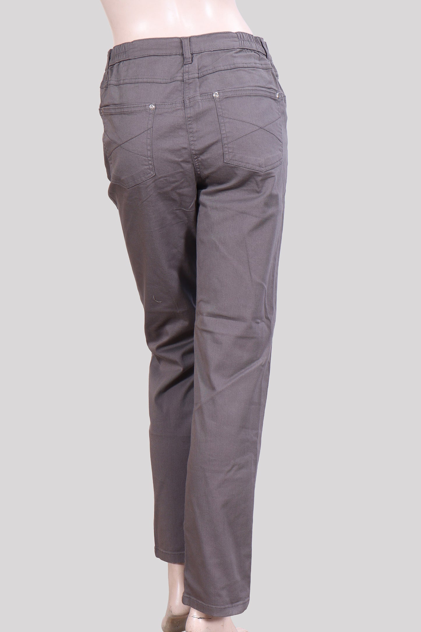 Premium High-Rise Comfort Straight-Leg Trousers