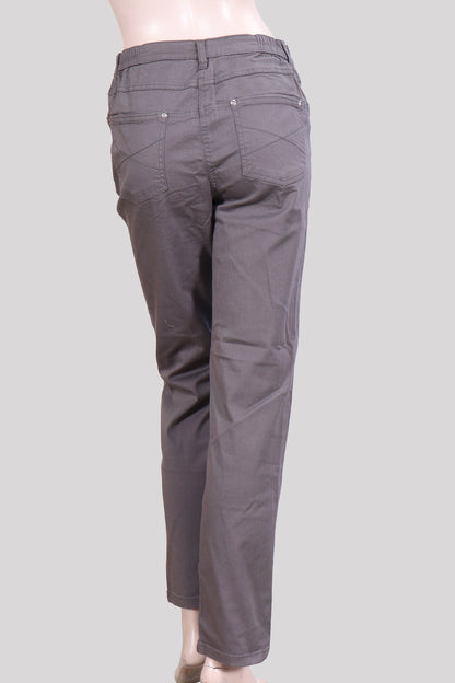 Premium High-Rise Comfort Straight-Leg Trousers
