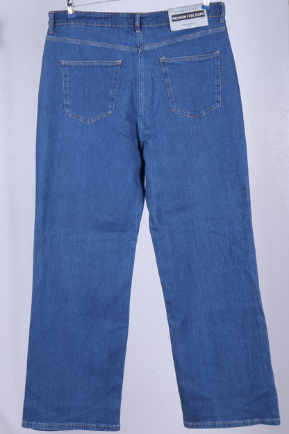 Mid Wash 00s Wide Leg Jean