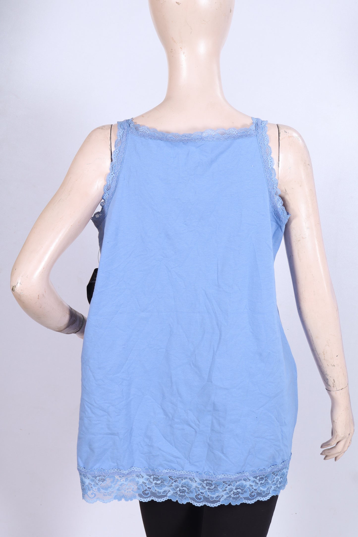 Feminine Lace-Trim Camisole