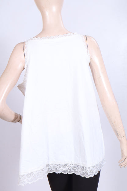 Feminine Lace-Trim Camisole