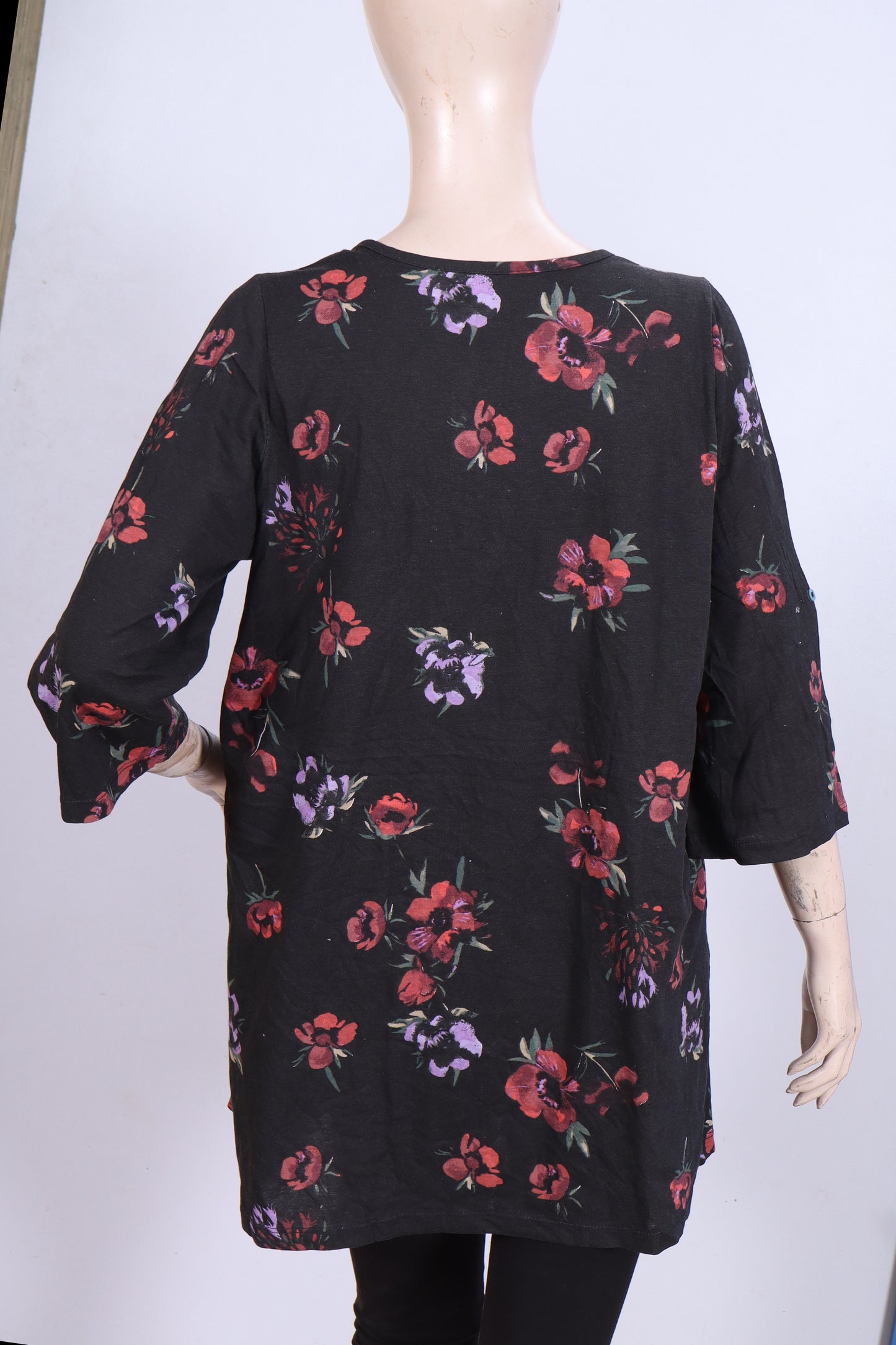 Floral Fusion Pleated Tunic
