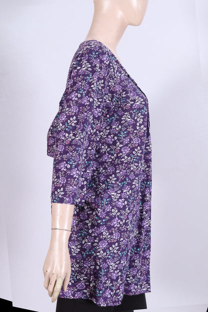 Soft Floral Single Jersey Tunic