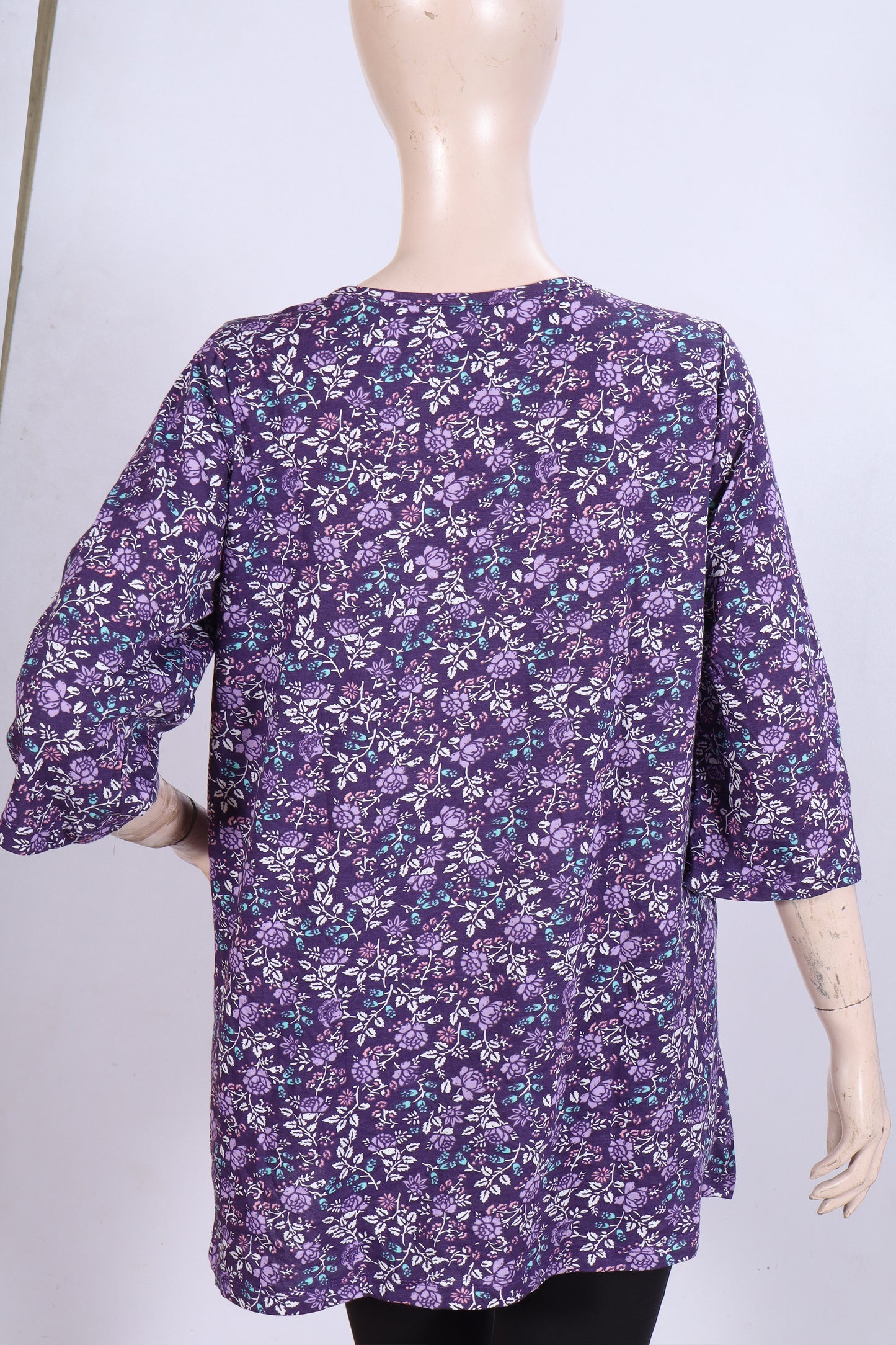 Soft Floral Single Jersey Tunic