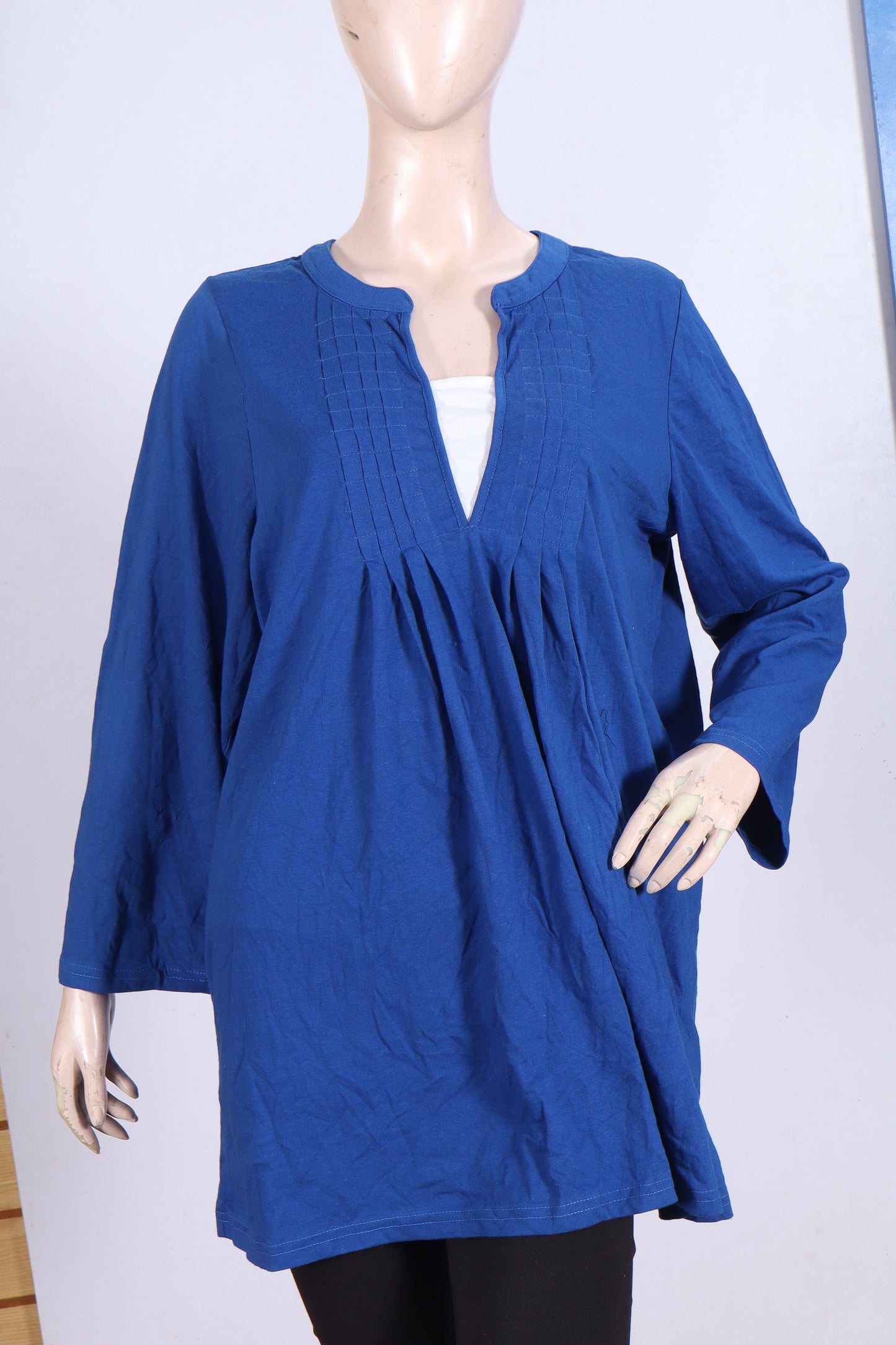 Elegant Pintuck Tunic