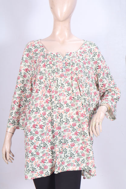 Floral Single Jersey Lounge Tunic