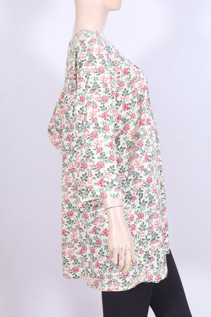 Floral Single Jersey Lounge Tunic