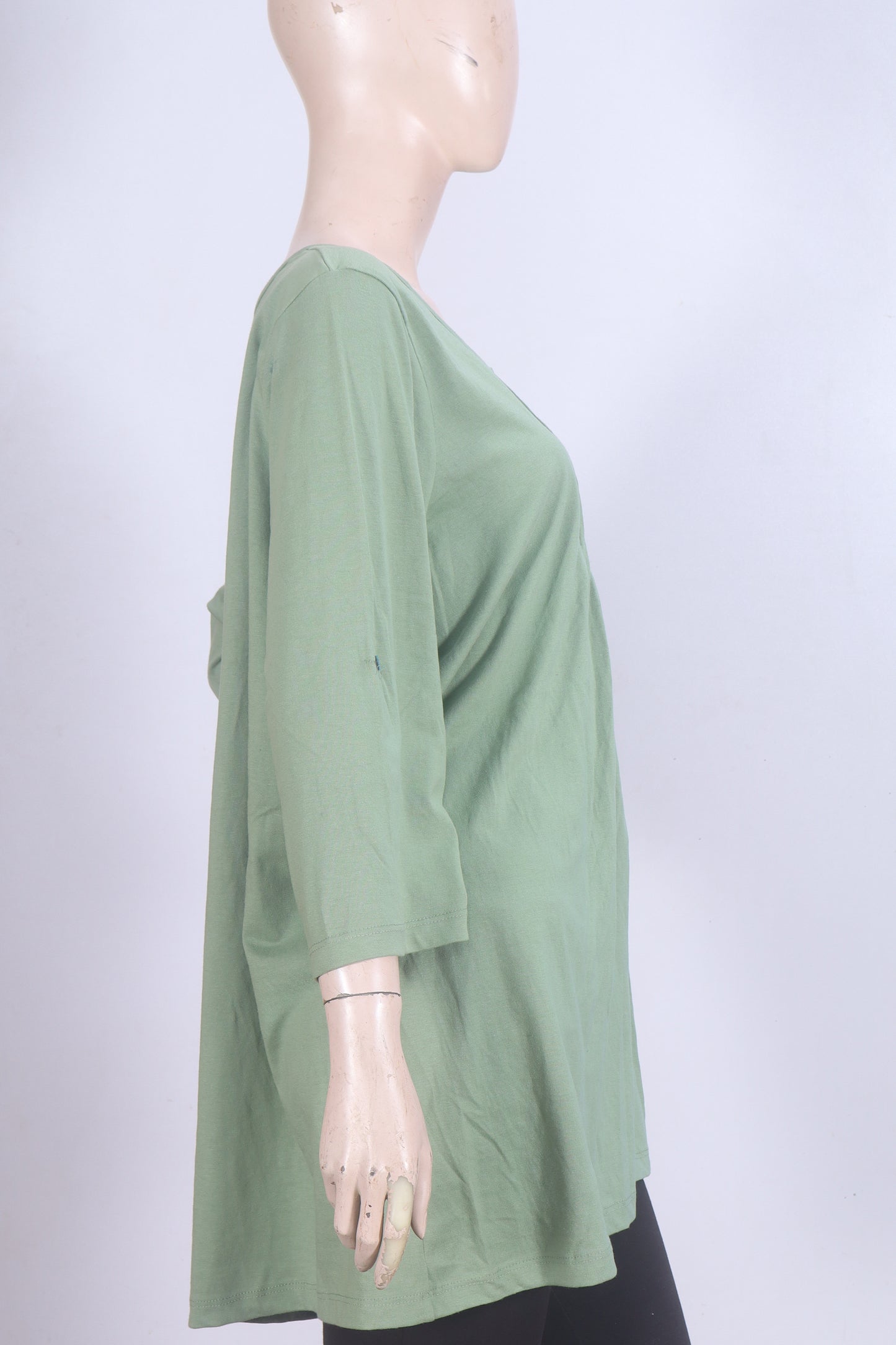 Sage Green Pleated Front Tunic