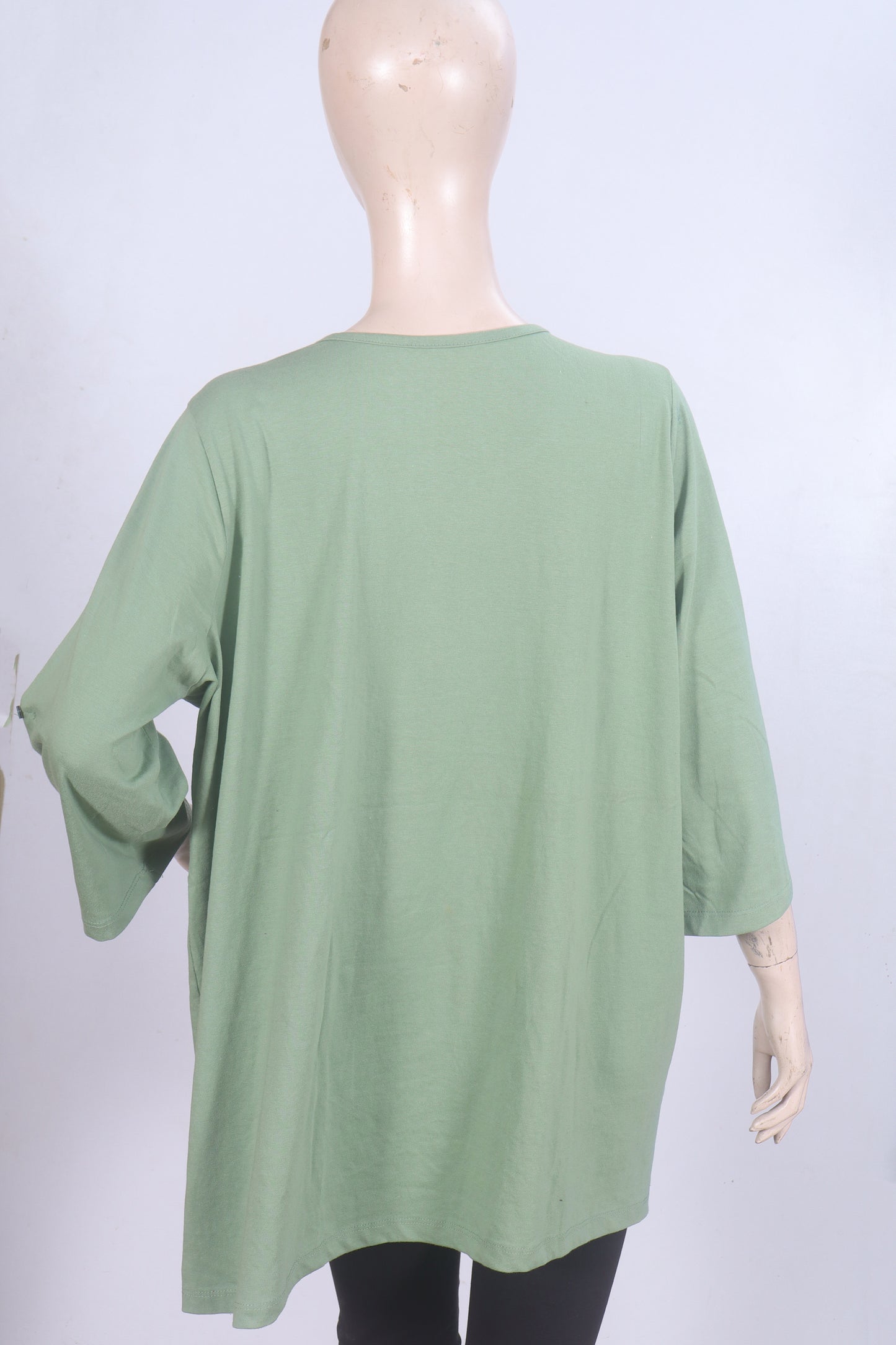 Sage Green Pleated Front Tunic