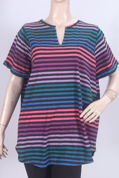The Horizon Striped Tunic Tee