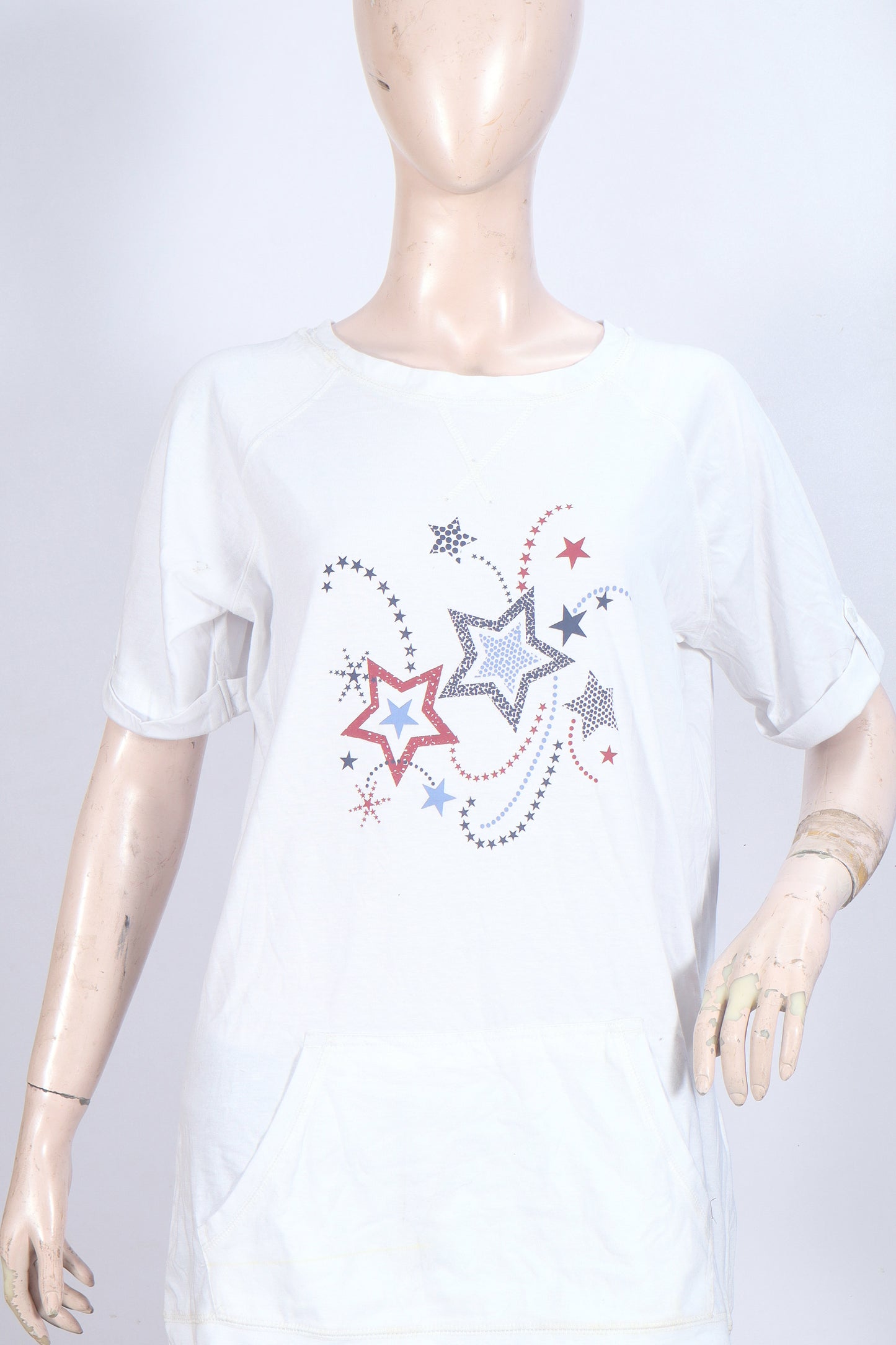 Star-print tunic
