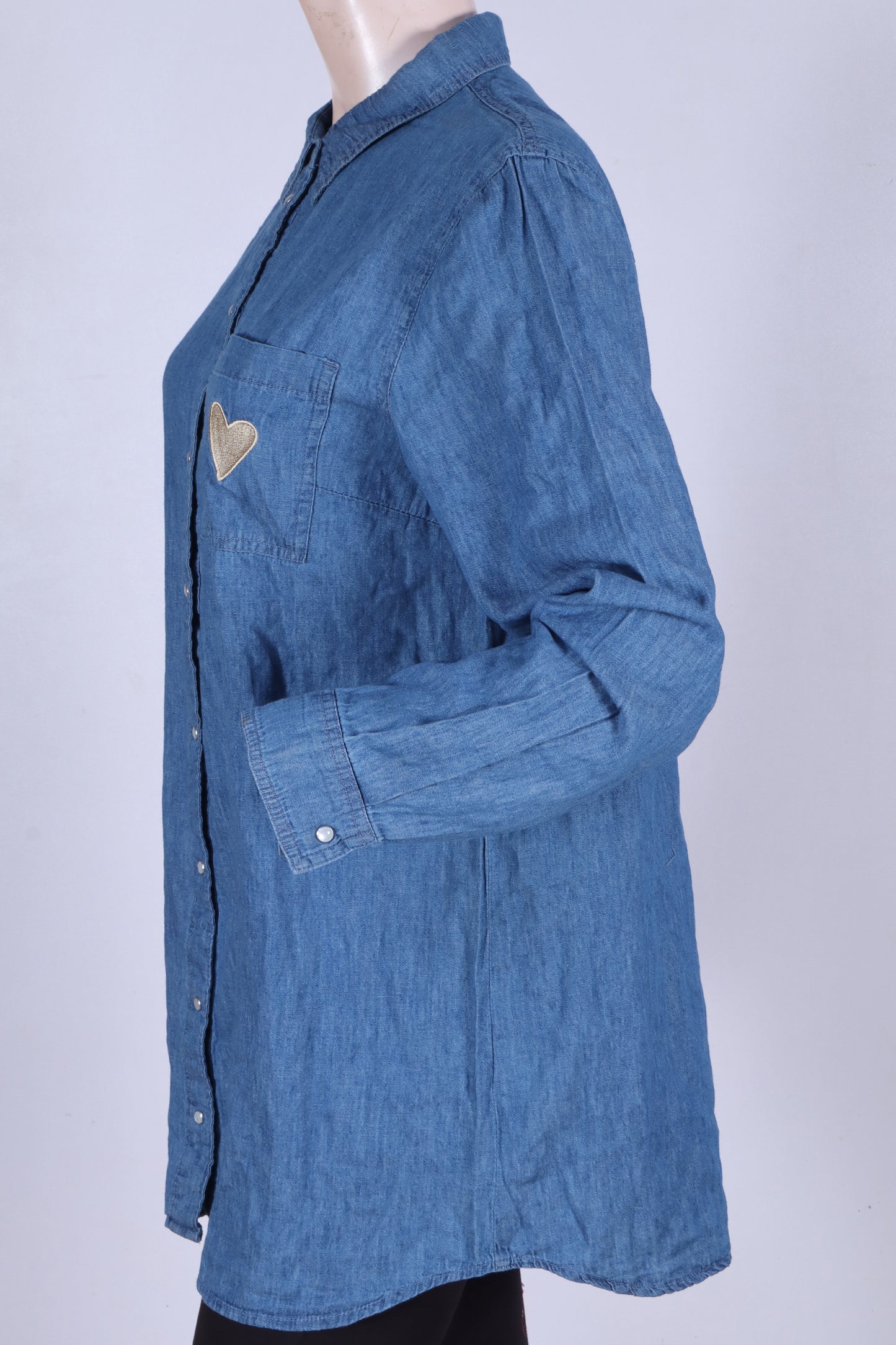 Wmen’s Long Denim Shirt