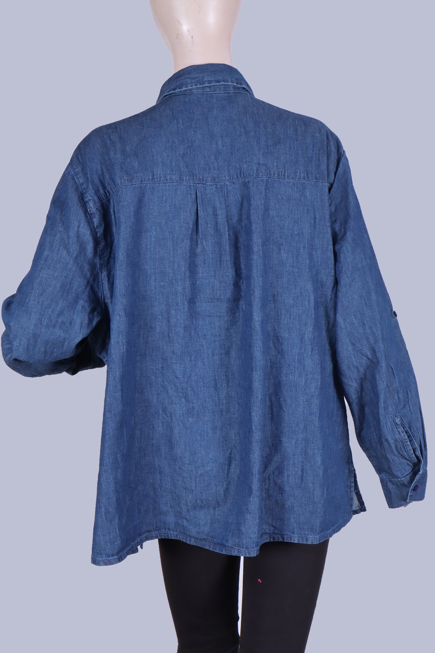 Classic Denim Button-Down Shirt