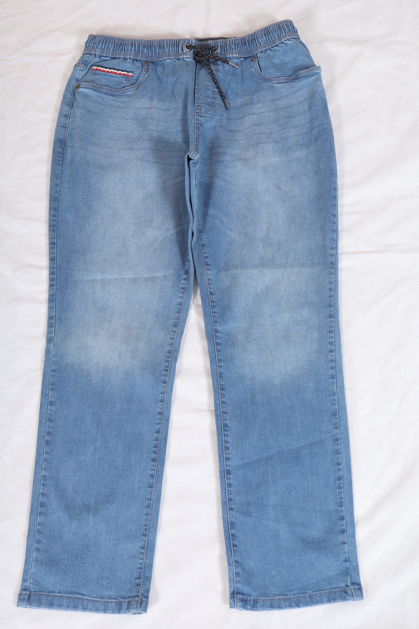 Premium Light Wash Comfort Denim Joggers