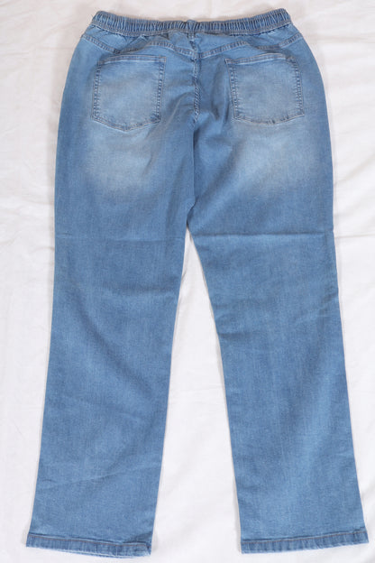 Premium Light Wash Comfort Denim Joggers